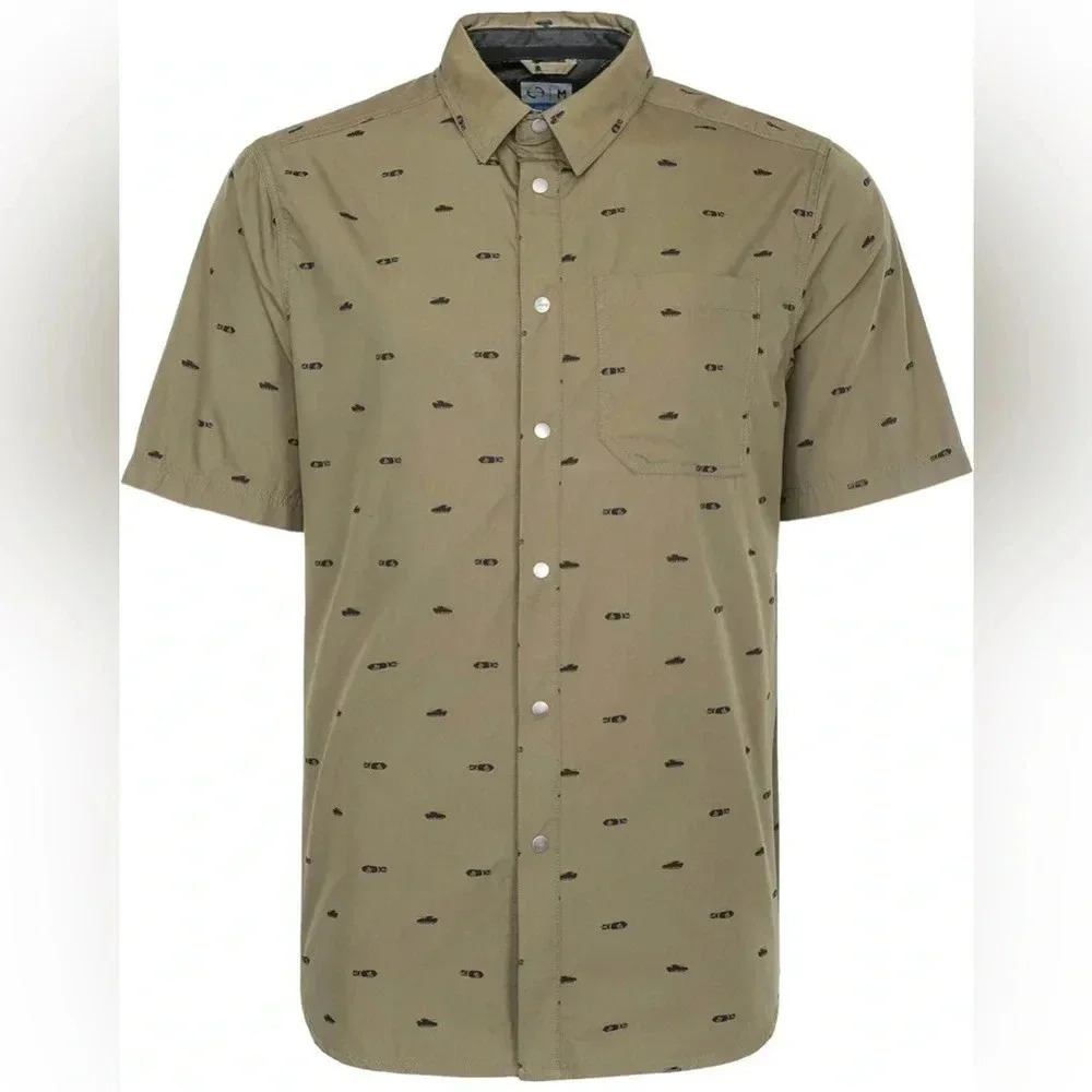 LAPG Bombs Away Button Up, Size Large, NWT